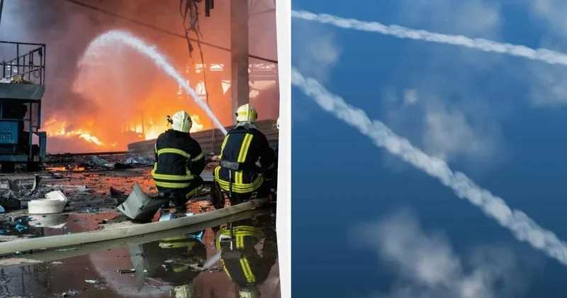 Rusiya gecə saatlarında Ukraynaya 450 dən çox raket və dron buraxıb