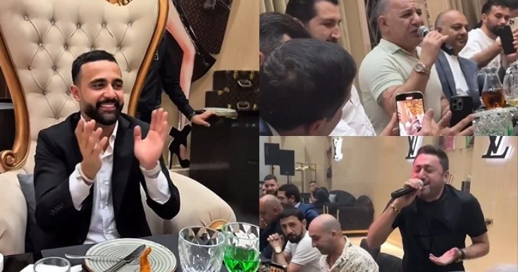 Hüseynin Bakıda ad günündə yaşananlar Video