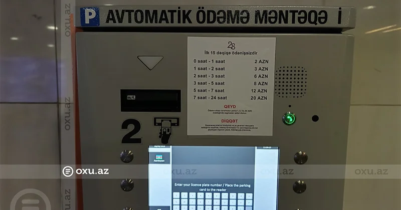 Ticarət mərkəzlərinə məxsus yeraltı dayanacaqlarda QİYMƏTLƏR ARTDI