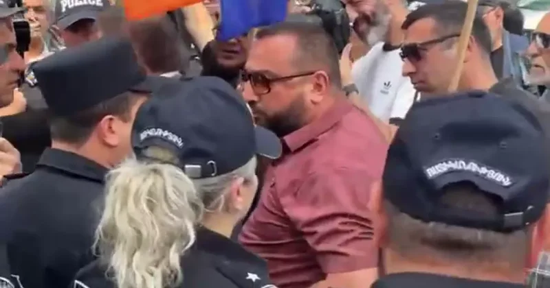 В Ереване прошла акция протеста во время визита Матвиенко