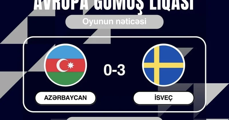 Yığmamız İsveçə uduzdu