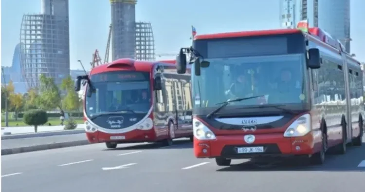 Bu avtobuslar ödənişsiz OLACAQ