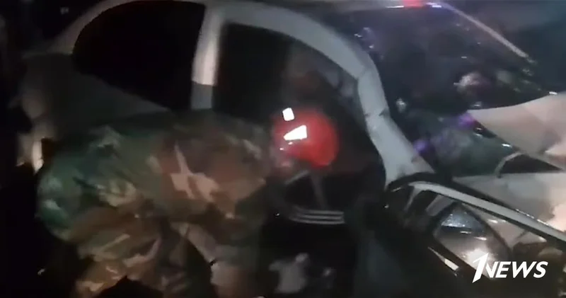 Пассажирка оказалась зажата в автомобиле после столкновения трёх автомобилей в Хачмазском районе ВИДЕО