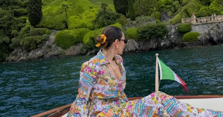 Günayın İtaliya gəzintisi Fotolar