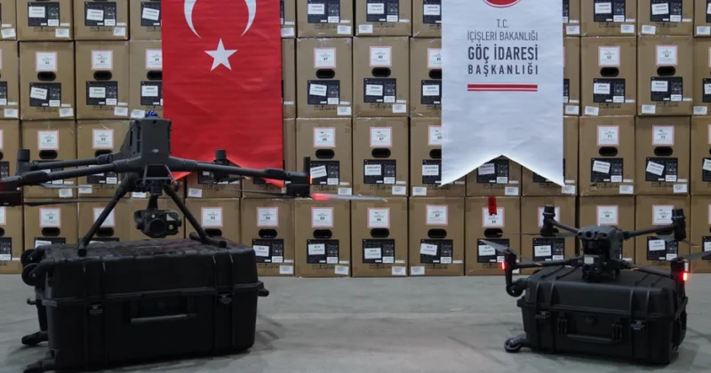 Türkiyə sərhəd bölmələri termal kameralarla təchiz olunmuş yüzlərlə dronla təchiz edilib