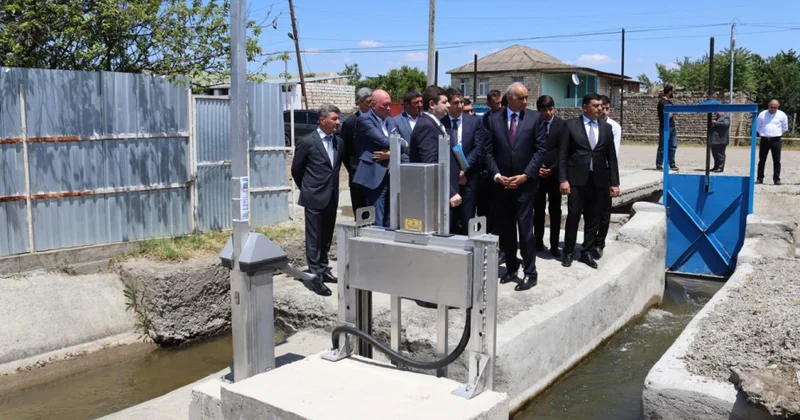 Ölkədə qabaqcıl su idarəetmə və su ölçmə texnologiyası ilk dəfə Ağstafada istifadəyə verilib