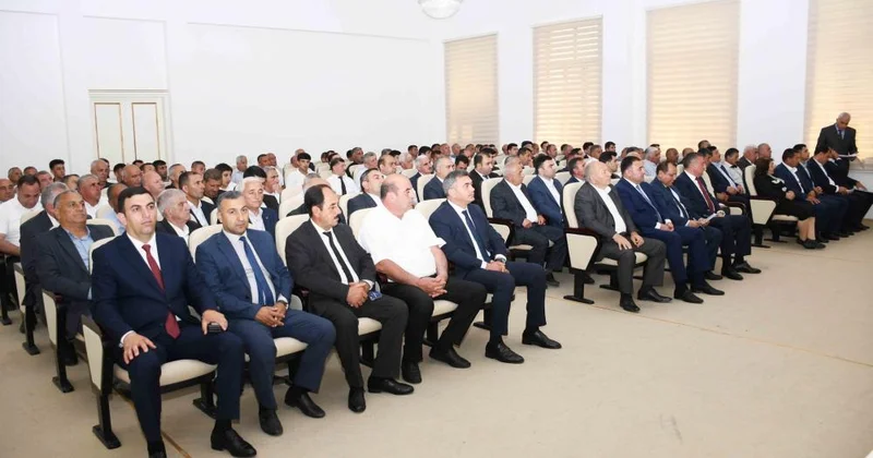 Ağdamda Su təsərrüfatı və meliorasiya işçilərinin peşə bayramı günü münasibətilə tədbir keçirilib