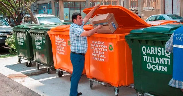 Bakıda yanan tullantı Gəncə böyüklükdə şəhəri işıqlandırır İlginc metod