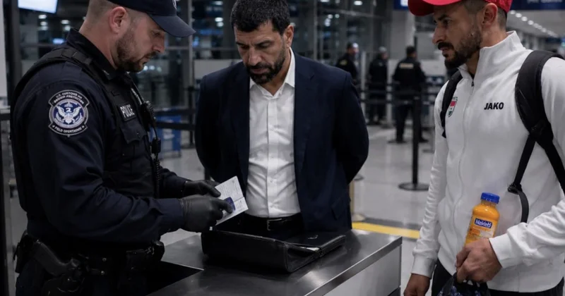 DÇ 2026: İraqlı futbolçu ABŞ da 7 saat saxlanıldı