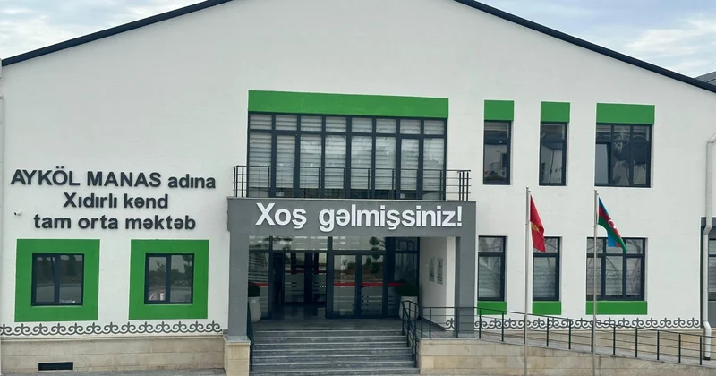 В новой школе в селе Хыдырлы Агдама созданы все необходимые условия для учащихся (ФОТО)