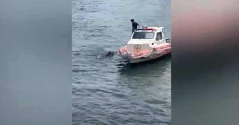 Спасена женщина, тонувшая в Приморском национальном парке в Баку ВИДЕО