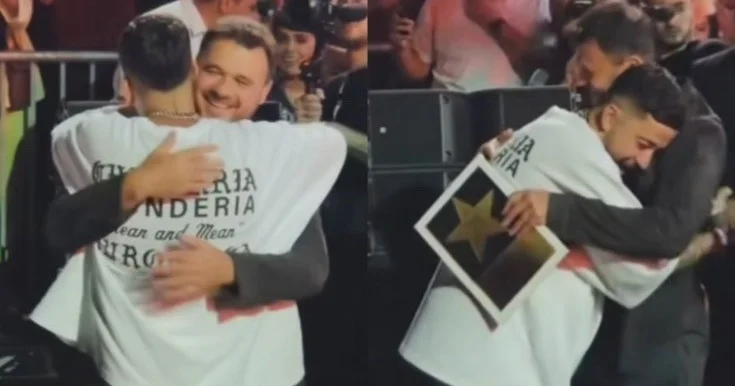 Emin Ağalarov Şöhrət xiyabanı nda ona da yer verdi VİDEO