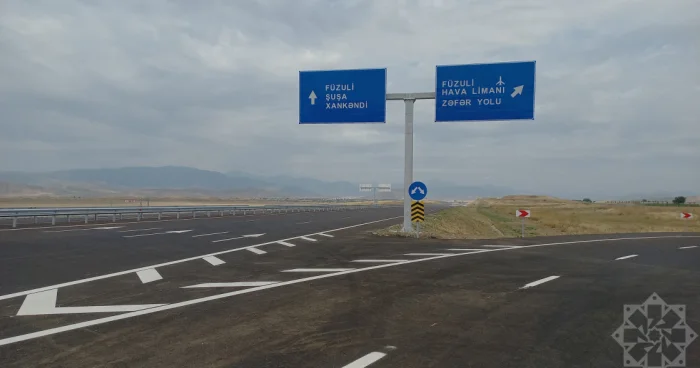 Füzuli ilə Şuşanı birləşdirən yeni yol VİDEO