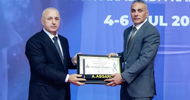 Arpaçay İdman Birliyinin prezidenti Əli Əsgərov V Dan qara kəmər dərəcəsinin fəxri diplomuna layiq görülüb