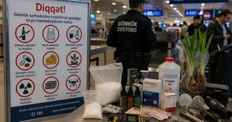 Çoxlarının bilmədiyi gömrük qadağaları: Bu məhsulları gətirmək problem yarada bilər