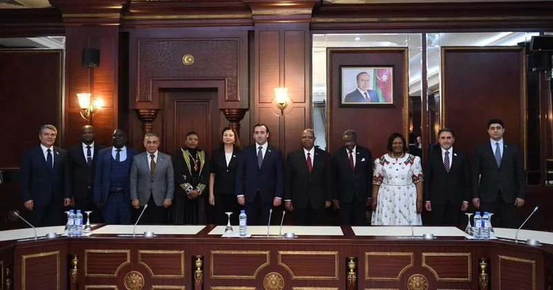 Mahir Süleymanlı Zimbabvedən gələn nümayəndə heyətini qəbul edib