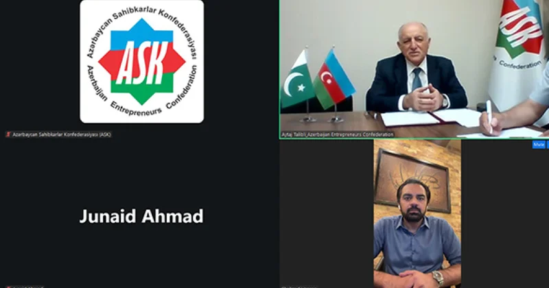 Sahibkarlar Konfederasiyası ilə Pakistanın Okara Ticarət və Sənaye Palatası anlaşma memorandumu imzalayıb