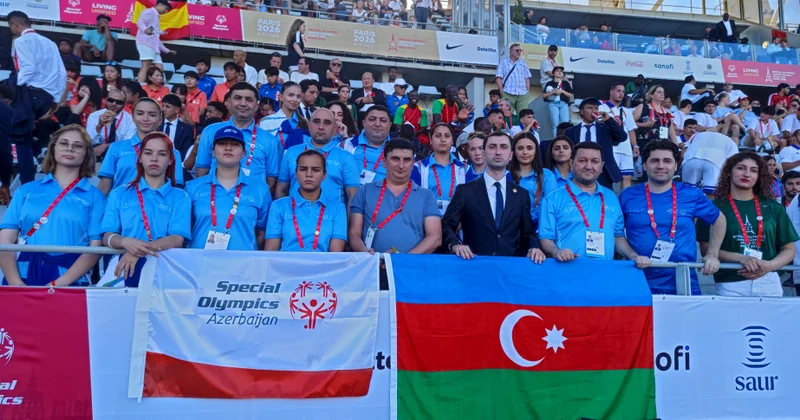 Parisdə Xüsusi Olimpiya Birləşmiş Futbol Dünya Kubokunun açılış mərasimi olub