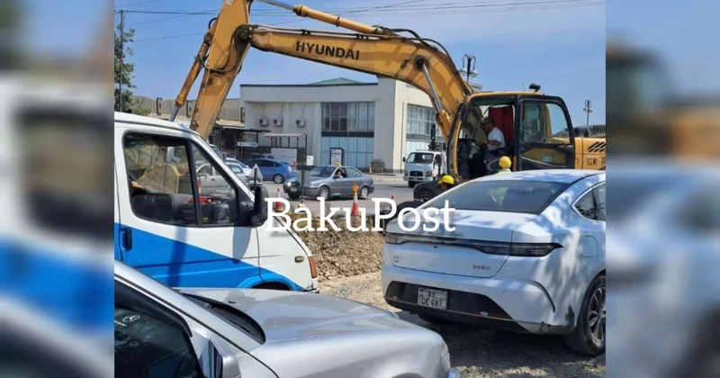Binəqədinin qara günləri başladı: Kilometrlərlə tıxac yaranıb FOTO