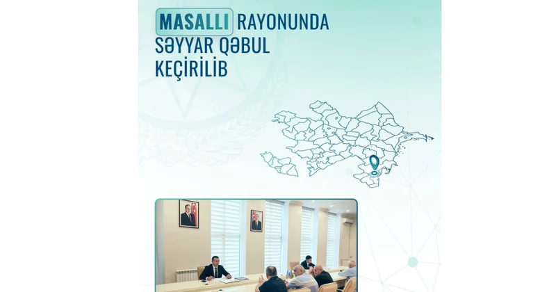 Mərkəzi Bankın nümayəndələri Masallıda vətəndaşların müraciətlərini dinləyiblər