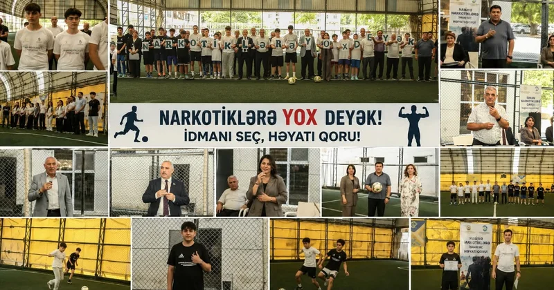 Bakıxanov qəsəbəsində “İdman narkotiklərə qarşı: sağlam həyatı seç!” layihəsi çərçivəsində tədbir keçirilib FOTOLAR