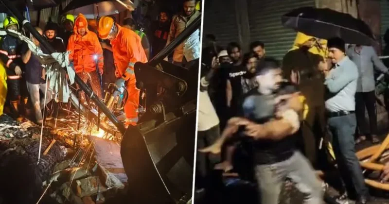 Hindistanda bina çökdü 6 dan çox ölü və yaralı var