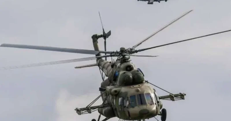 Hərbi helikopter qəzaya uğradı Bütün heyət həlak oldu