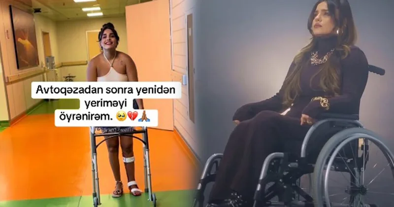 “Qəzadan sonra yenidən yeriməyi öyrənirəm” Video