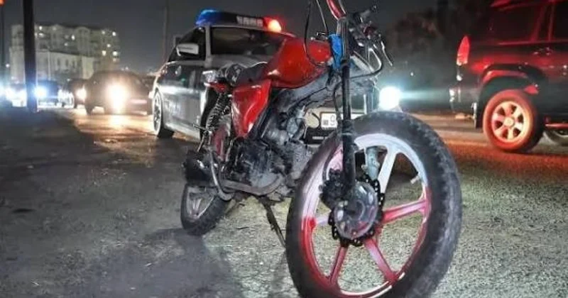 Bakıda motoxuliqanlıq edən şəxs həbs olunub VİDEO