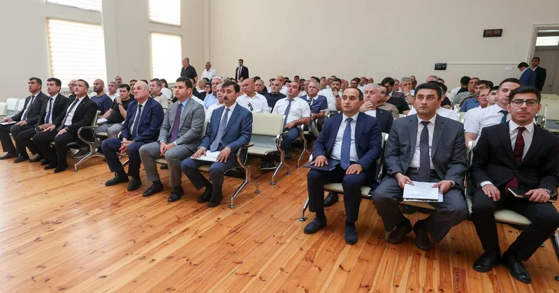 Sahibkarlarla növbəti görüş Mingəçevir şəhərində təşkil olunub FOTO