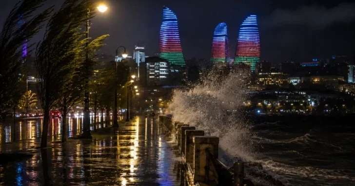 Желтый уровень погодной опасности объявлен в Баку и ряде регионов