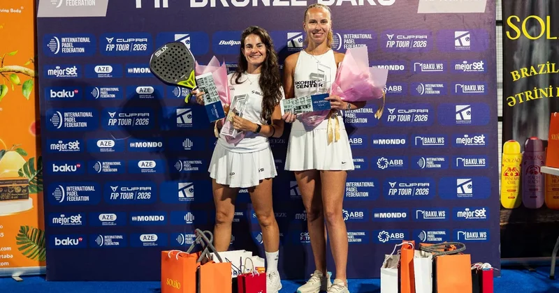 “FIP Bronze Baku II” beynəlxalq padel turnirinin qalibləri məlum olub FOTO