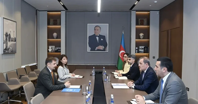 Ceyhun Bayramov BMT nin Azərbaycanda yeni rezident əlaqələndiricisi ilə görüşüb