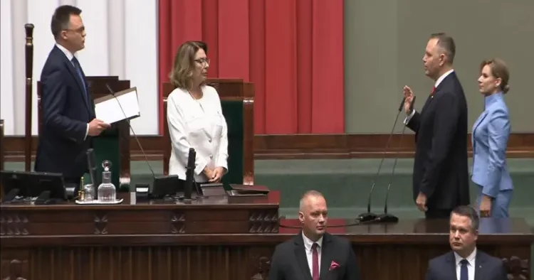 Polşa prezidentinin andiçmə mərasimi keçirildi