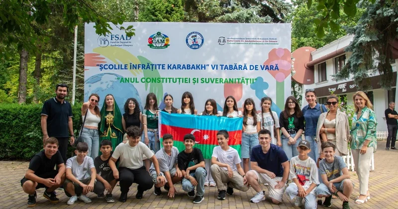 “Qardaşlaşmış Qarabağ Məktəbləri” Moldova yay düşərgəsi yekunlaşıb FOTOLAR