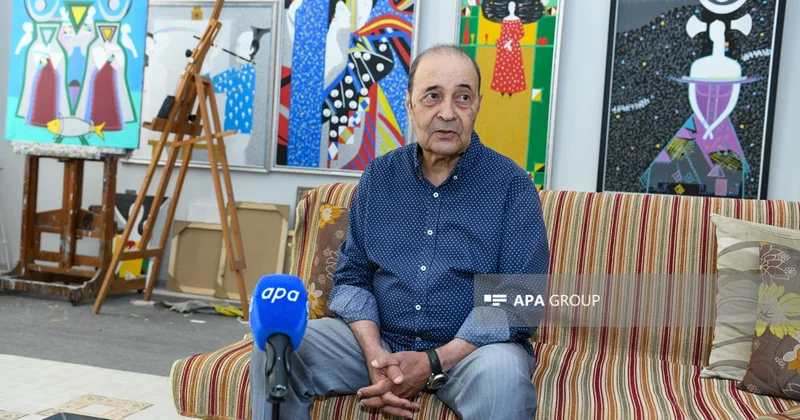 Xalq rəssamı: Fransada bizi hədələyən erməni hədiyyə vermək istədi, götürmədik MÜSAHİBƏ