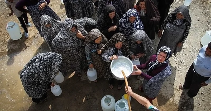 Makıda su çatışmazlığı Əhali etiraz aksiyası keçiridi