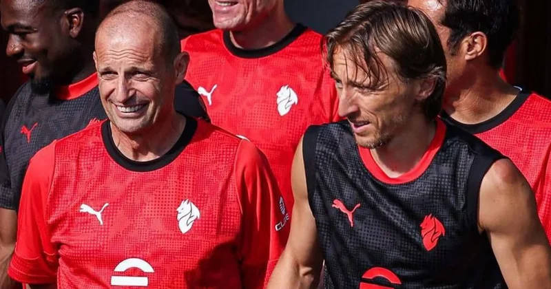 Luka Modriç Milan la ilk məşqinə çıxdı