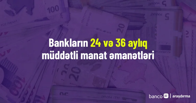 24 və 36 aylıq ən sərfəli manat əmanəti hansı bankdadır? Avqust