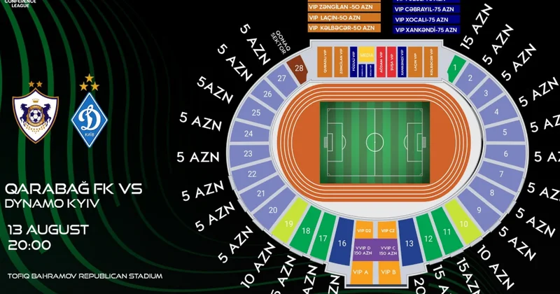 “Qarabağ”ın ev oyunu 5 manata