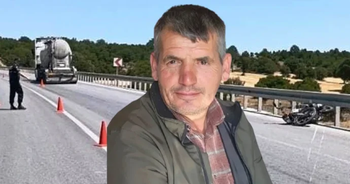 Betonqarışdıran maşın motosikletlə toqquşdu: 1 ölü, 1 ağır yaralı