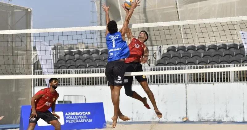 Çimərlik voleybolu üzrə Azərbaycan çempionatında yarımfinal mərhələsi başa çatıb