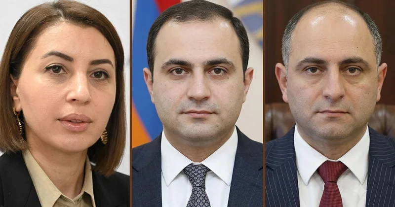 Paşinyan bu 3 nəfəri yenidən vəzifəyə təyin etdi KONKRET
