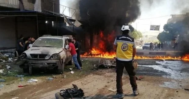 Suriyada dəhşətli TERROR mikroavtobus partladılıb, ölənlər var