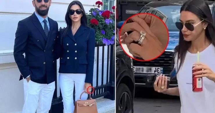 Arda Turanın həyat yoldaşının 5 karatlıq üzüyü FOTO