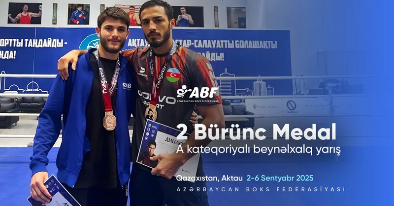 Boksçularımız Aktauda beynəlxalq turnirdə 2 medal qazanıblar