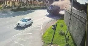 Biləcəridə bu gün baş verən faciəvi qəza belə baş verib Yeni görüntülər