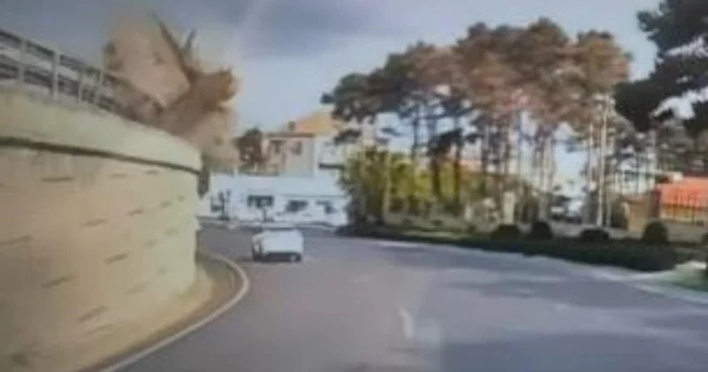 Bugünkü dəhşətli qəzanın yeni görüntüləri − Video