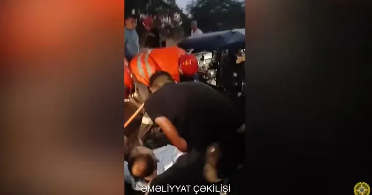 FHN Qazaxdakı yol qəzası ilə bağlı məlumat yaydı 3 ağır yaralı var VİDEO