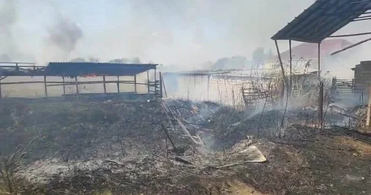 Полиция задержала мужчину, устроившего пожар в Бейлаганском районе